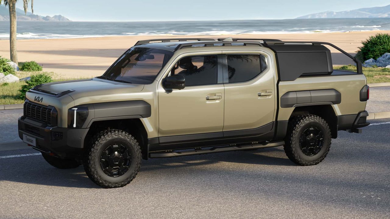 Kia apresenta a Tasman no Chile para enfrentar Hilux e Ranger
