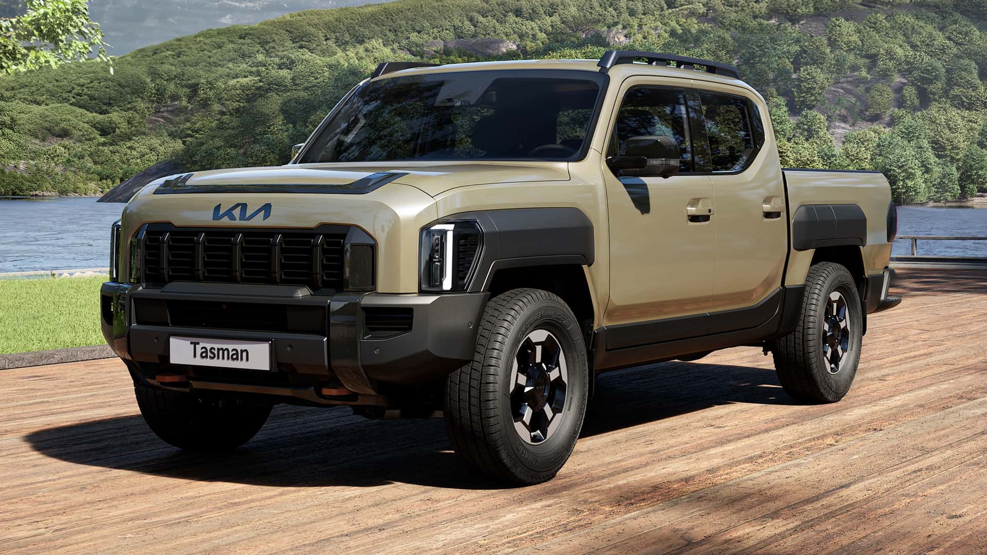 Kia apresenta a Tasman no Chile para enfrentar Hilux e Ranger