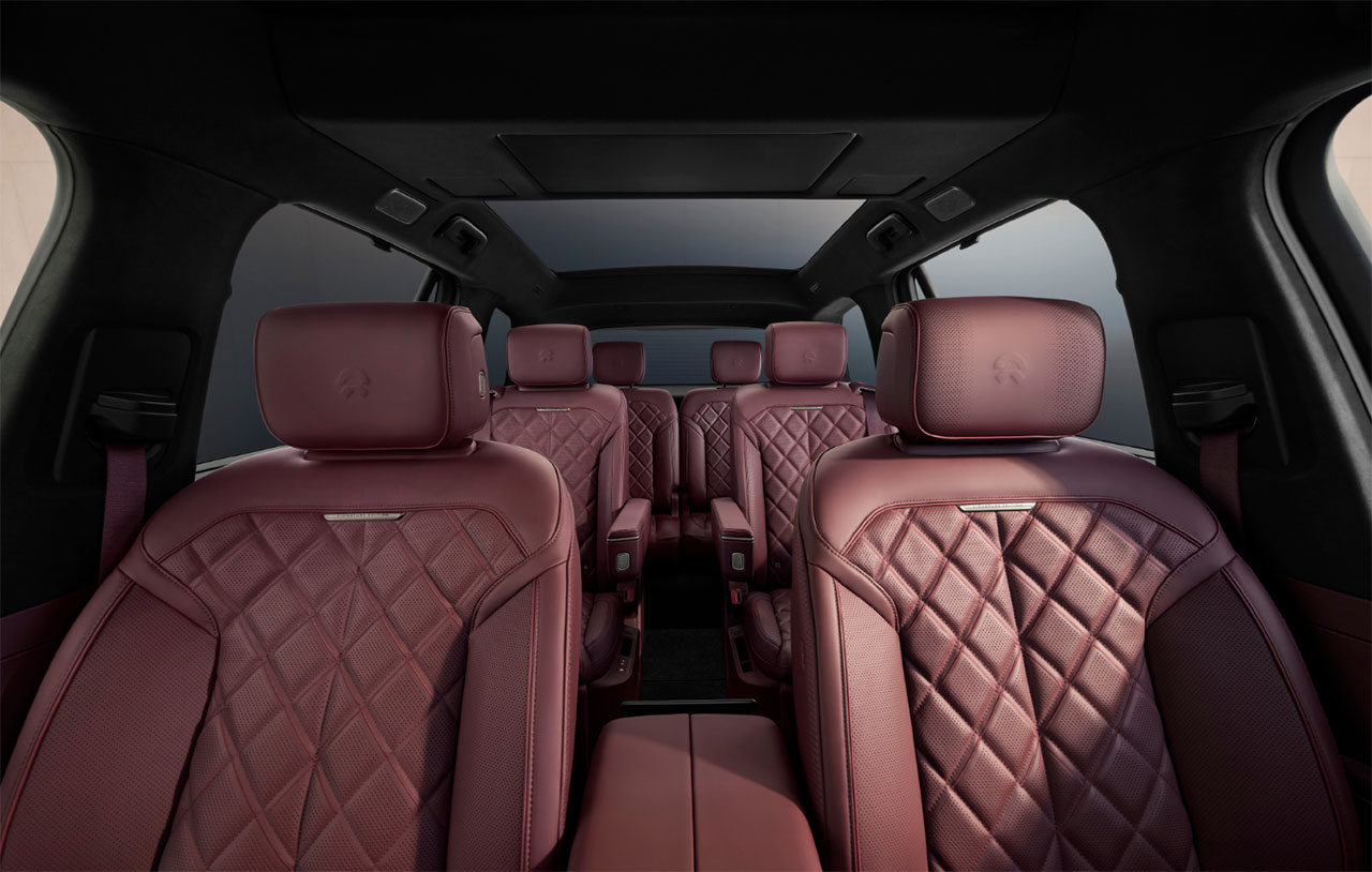 Nio revela detalhes do interior do ES8, maior SUV elétrico da China