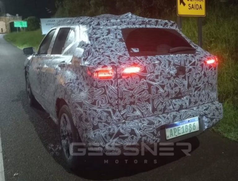 Nissan Kait é flagrado com painel digital e mira Tera e Pulse no mercado