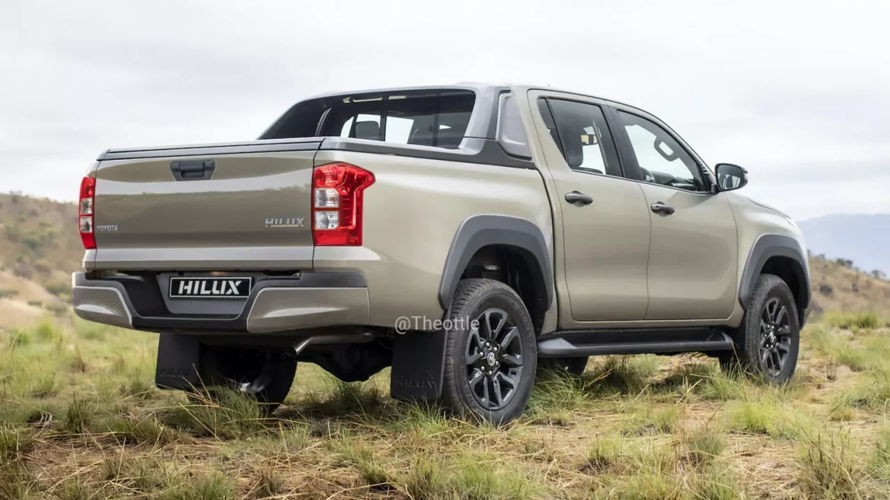 Nova geração da Toyota Hilux aparece em teaser e estreia em novembro