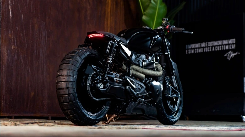 Brasileiro vence concurso da Triumph com Speed Twin 1200 customizada
