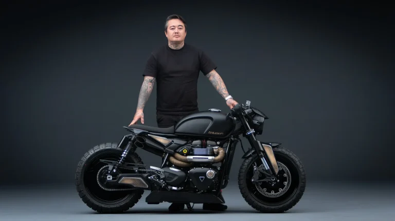 Brasileiro vence concurso da Triumph com Speed Twin 1200 customizada