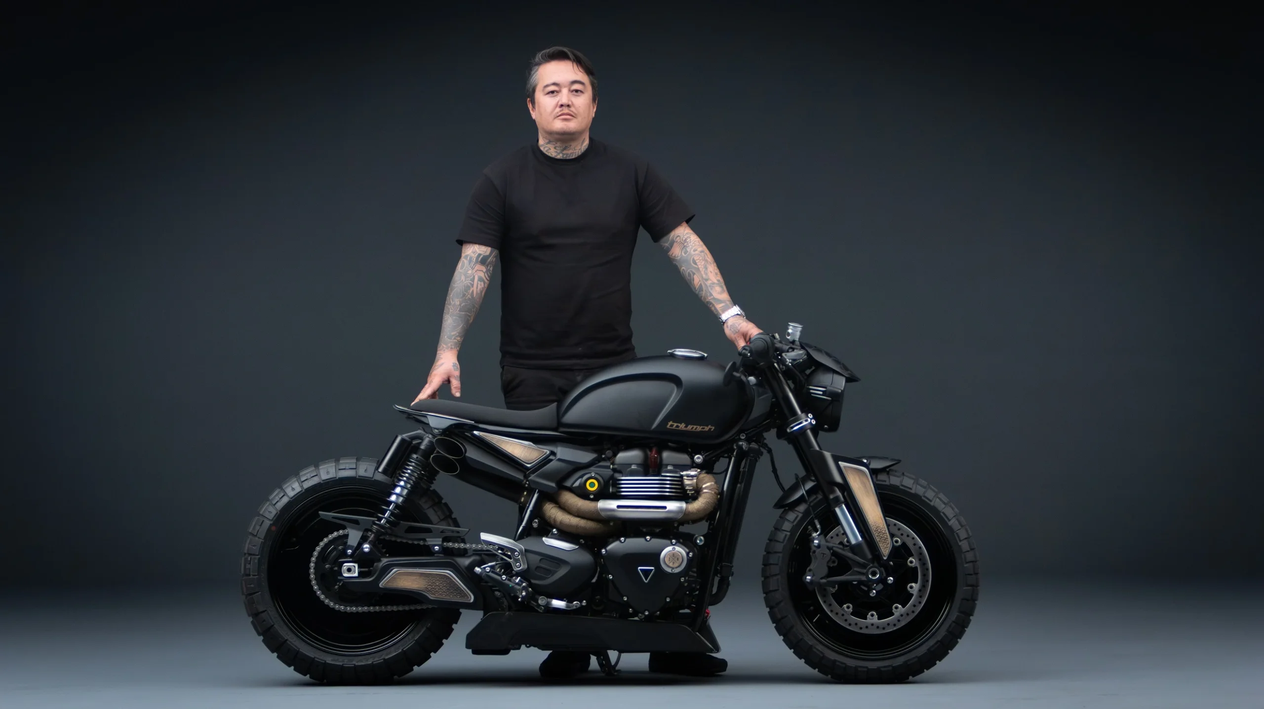 Brasileiro vence concurso da Triumph com Speed Twin 1200 customizada