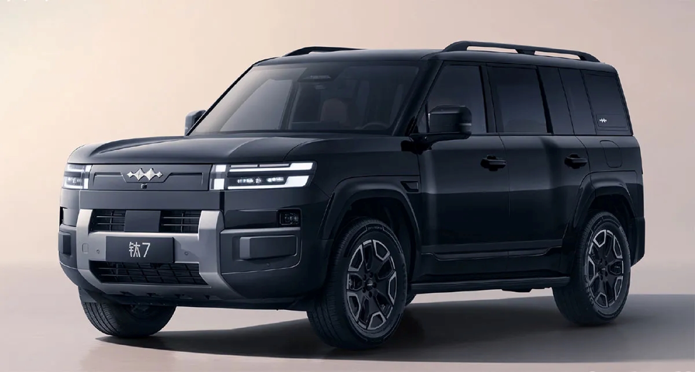 BYD Fang Cheng Bao prepara estreia do SUV Tai 7 para setembro na China
