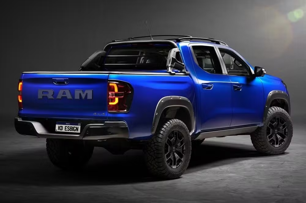 Nova Ram Dakota é revelada em teaser e mira rivais como Hilux e Ranger