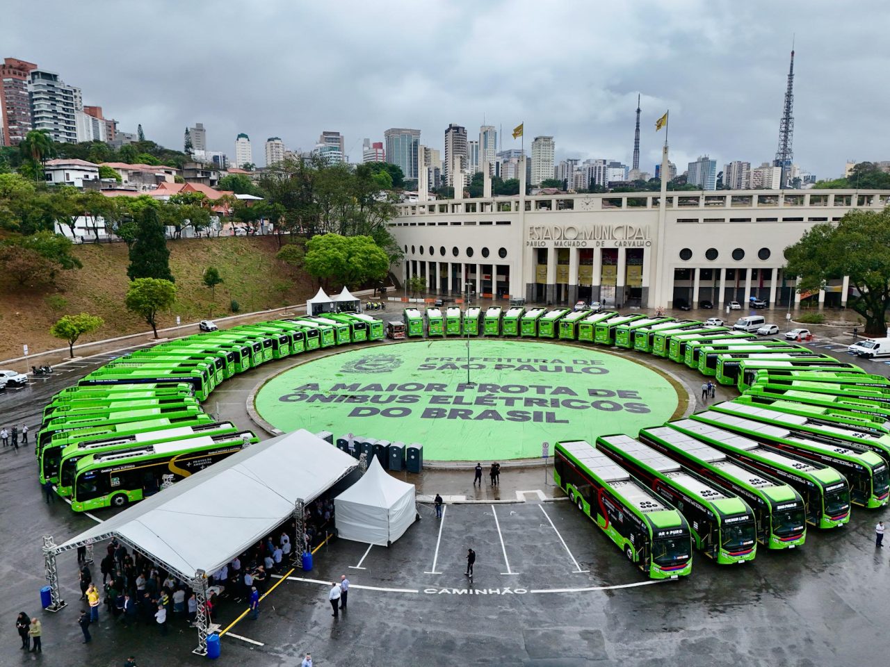 São Paulo amplia liderança e atinge quase mil ônibus elétricos na frota