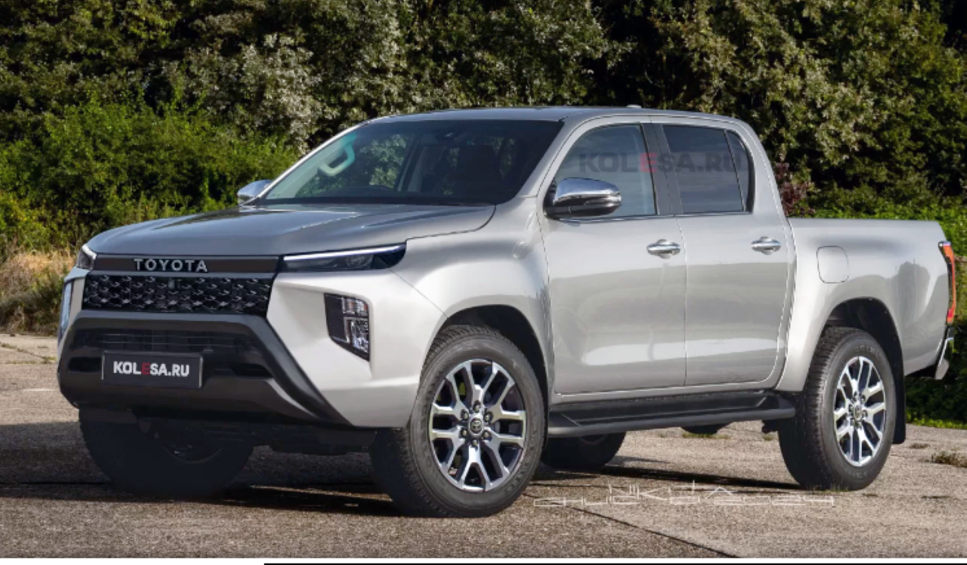 Nova geração da Toyota Hilux aparece em teaser e estreia em novembro