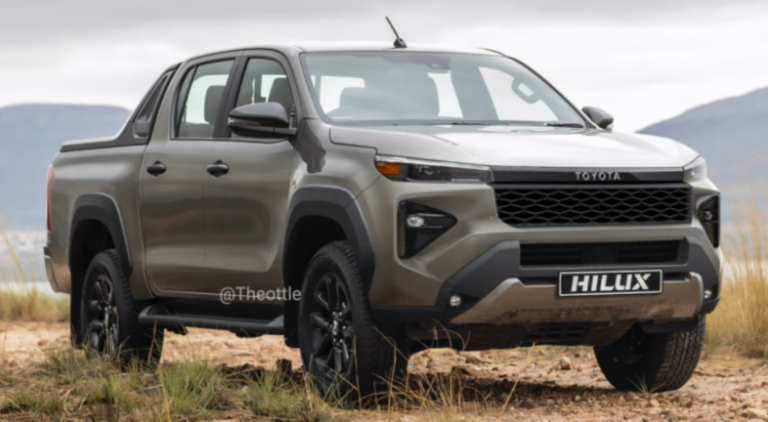 Nova Toyota Hilux estreia no fim de 2026 com central multimídia de 10’’