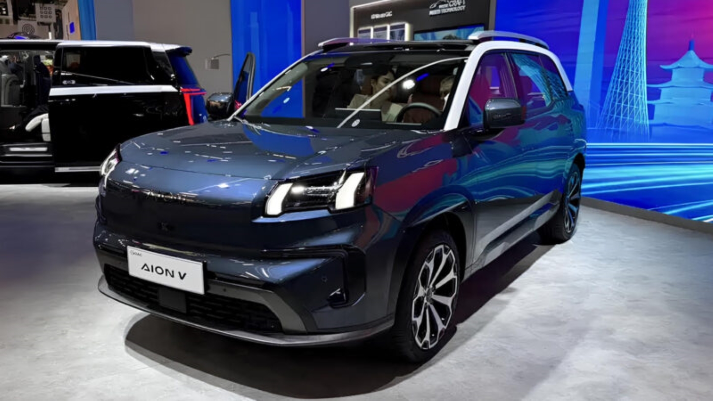 SUV elétrico GAC Aion V ganha 5 estrelas no Euro NCAP