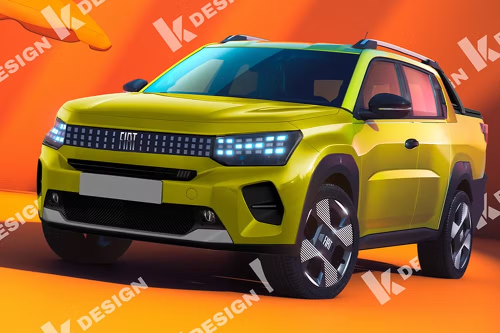 Nova geração da Fiat Strada traz design inspirado no Grande Panda