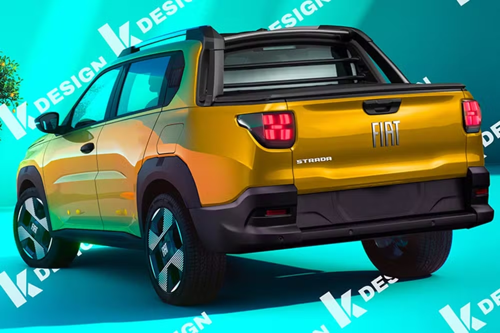 Nova geração da Fiat Strada traz design inspirado no Grande Panda
