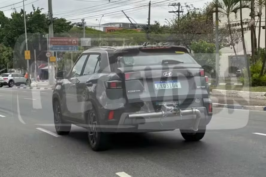 Flagra revela Hyundai Creta 1.6 turbo flex em testes no Brasil
