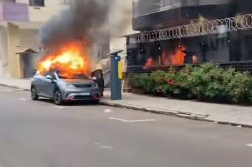 Gambiarra elétrica causa primeiro incêndio em BYD Dolphin no país
