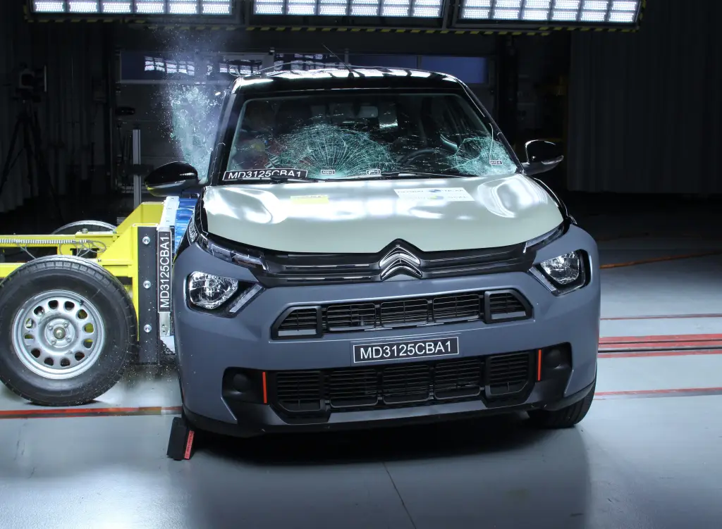 Citroën Basalt tira zero em segurança no Latin NCAP