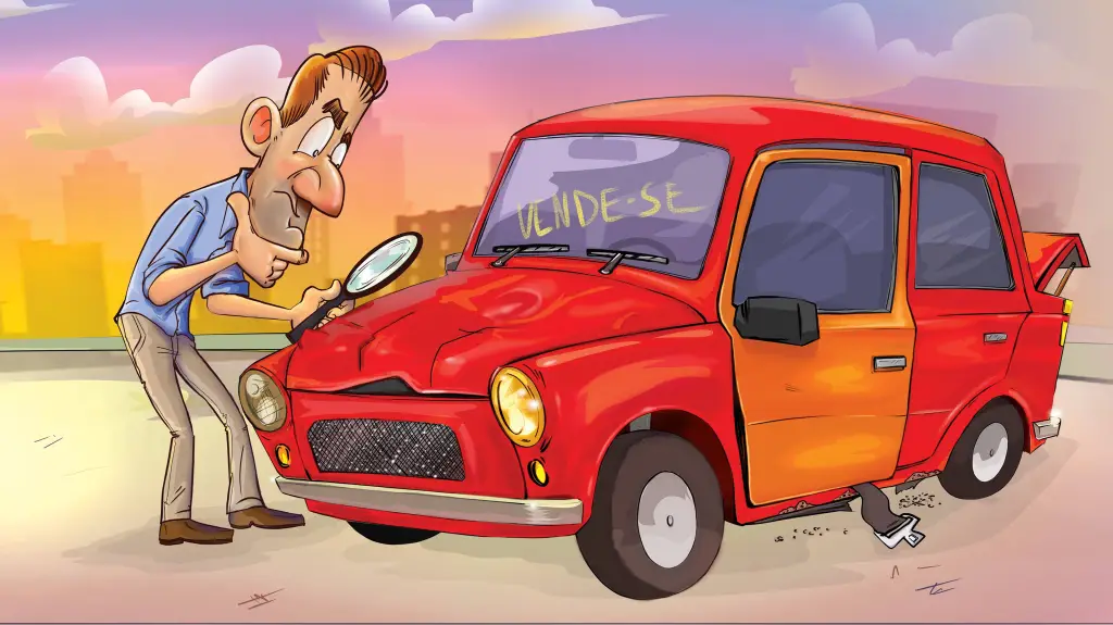 Como descobrir se o carro usado já foi batido