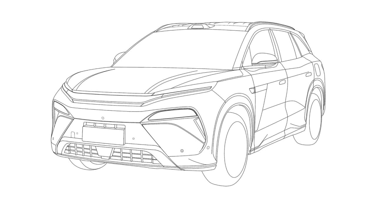 Novo BYD Tan L traz drone no teto e estreia brasileira em dezembro