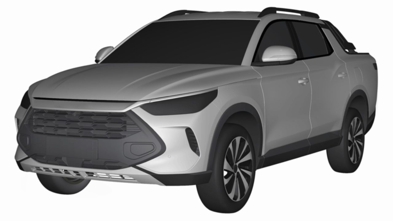 Picape da BYD tem patente registrada na UE e esquenta estreia global