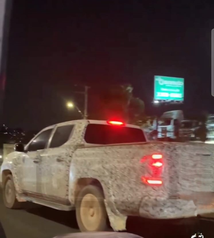 Flagra mostra frente da nova Ram Dakota com menos camuflagem