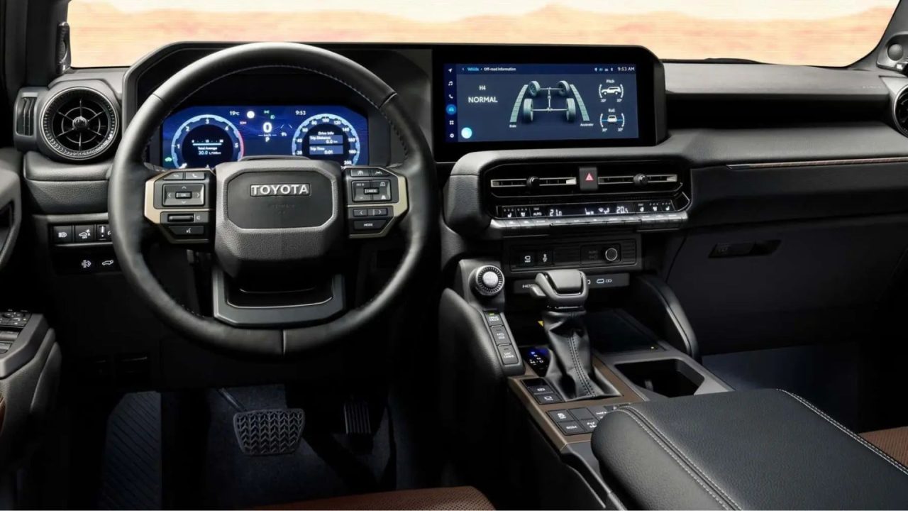 Nova Toyota Hilux estreia no fim de 2026 com central multimídia de 10’’