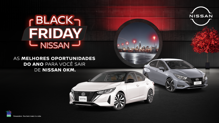 Black Friday Nissan traz descontos e condições especiais para Versa e Sentra