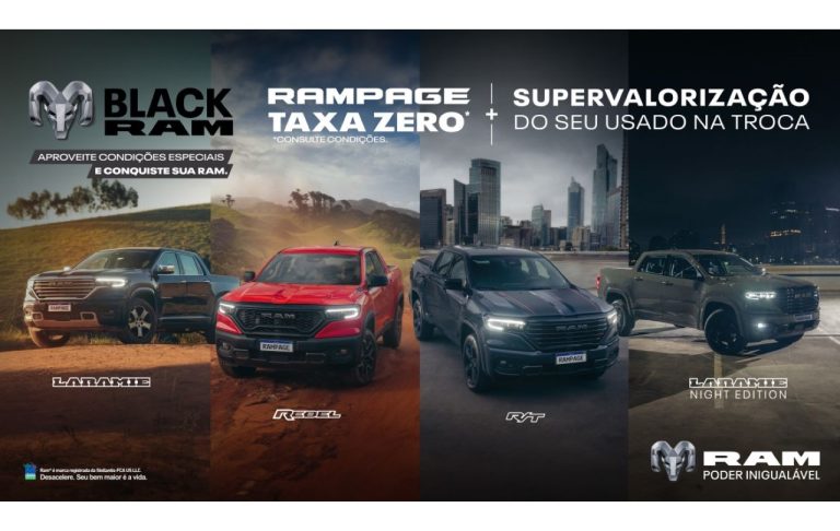 Ram oferece taxa zero e benefícios na Rampage em ação de Black Friday