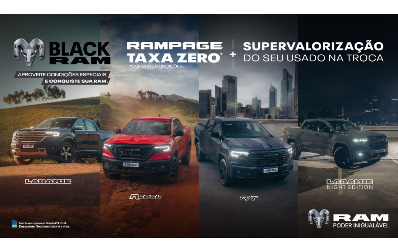 Ram entra no clima da Black Friday com ofertas especiais para a Rampage