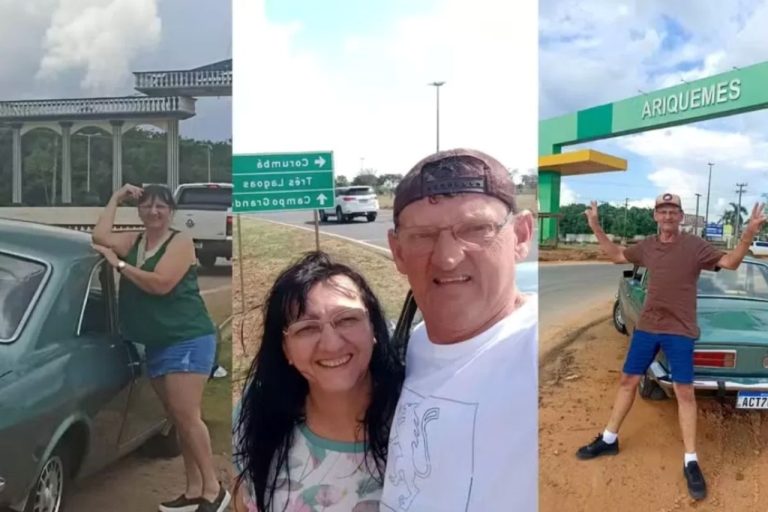 Casal cruza o Brasil em Corcel 77 e volta de avião após vender o carro