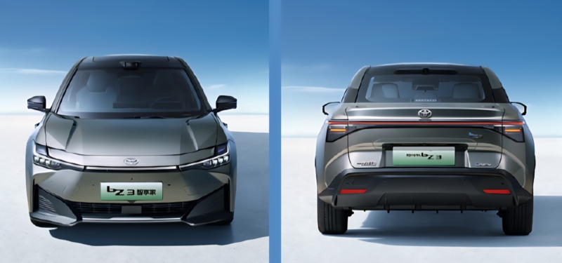 Toyota lança bZ3 na China com lidar, ADAS Momenta 5.0 e bateria BYD Blade