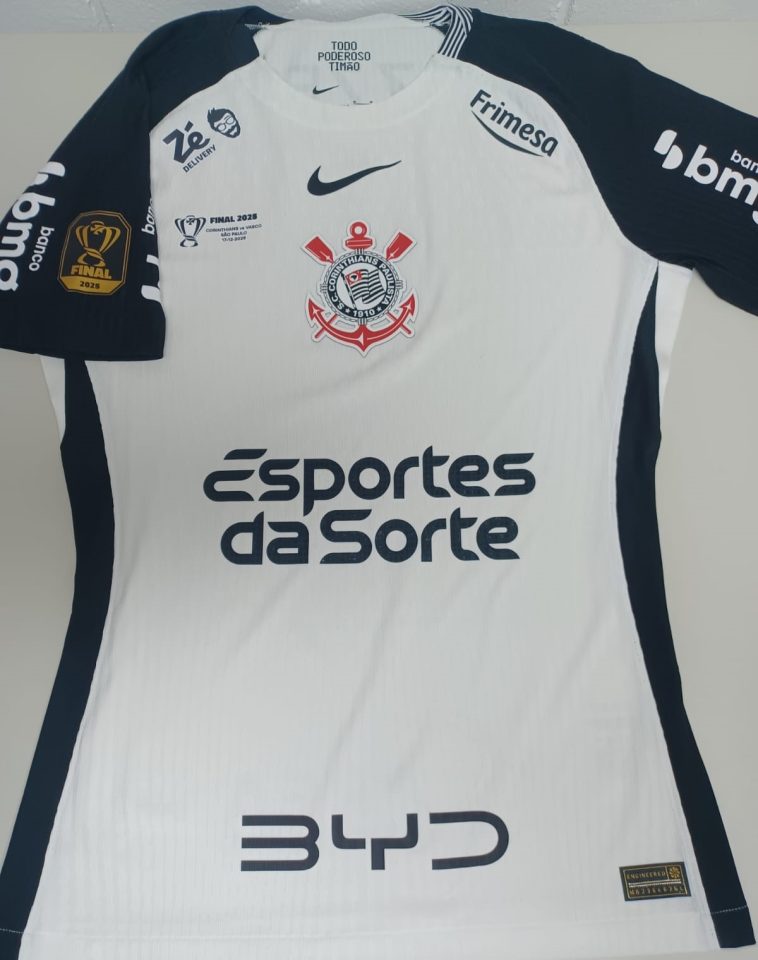 Corinthians terá a BYD como patrocinadora nas finais da Copa do Brasil