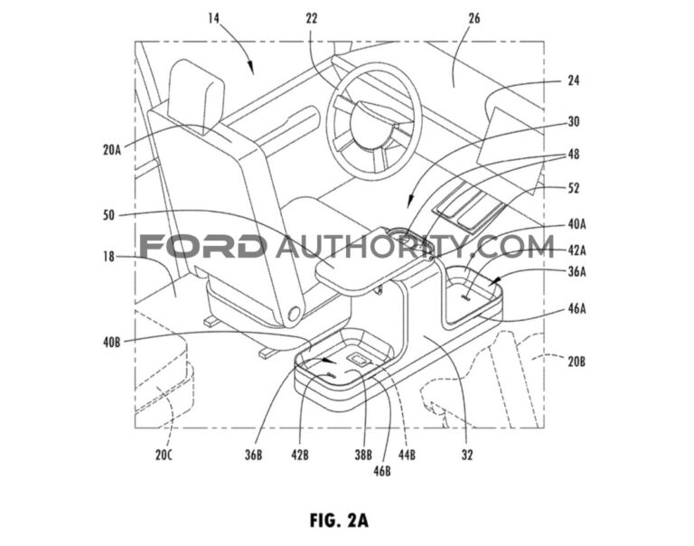Ford registra patente de console personalizável para próximos modelos