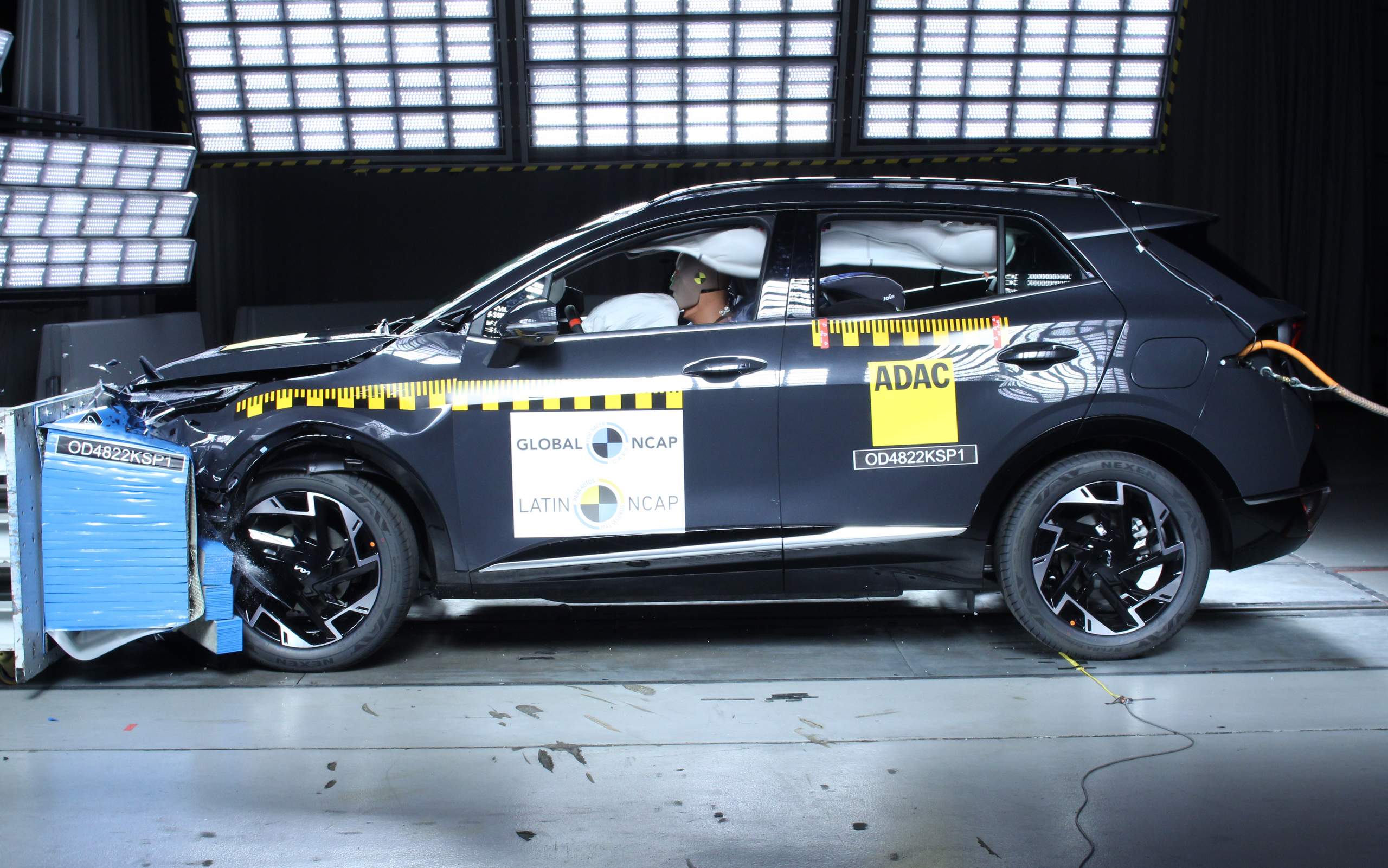Kia Sportage conquista nota máxima em teste de segurança do Latin NCAP