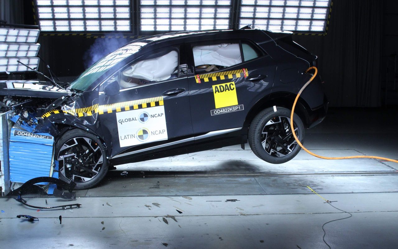 Kia Sportage conquista nota máxima em teste de segurança do Latin NCAP
