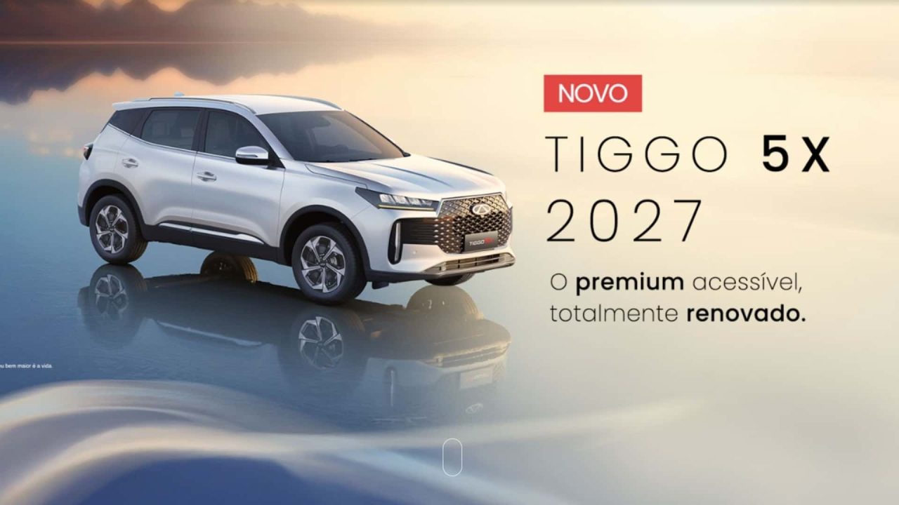 CAOA Chery Tiggo 5X 2027 já em pré-venda: veja o que o novo SUV promete entregar