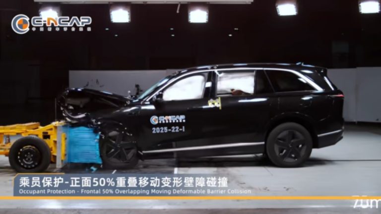 Nio Onvo L90 conquista cinco estrelas em rigoroso teste de colisão do C-NCAP