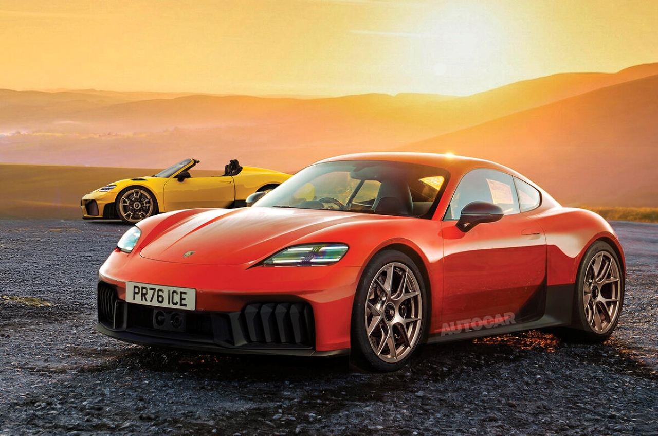 Porsche 718 elétrico terá opção a gasolina na próxima geração