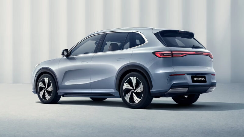 Geely EX5 adota tecnologia de direção 4x4 com ângulo de 90° na China