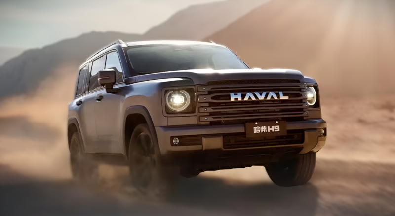 GWM Haval H9 estreia versão Crossing Edition na China com tanque duplo de 131 litros