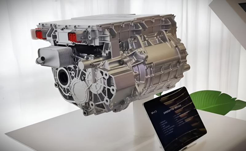 Veículos elétricos médios da BYD recebem motor potente de 240 kW
