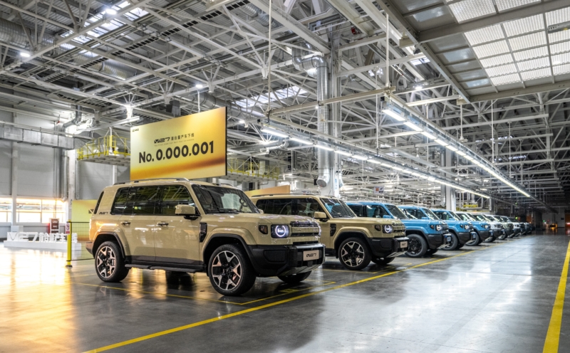 Chery iCaur inicia produção do V27, seu primeiro EREV e maior SUV já lançado