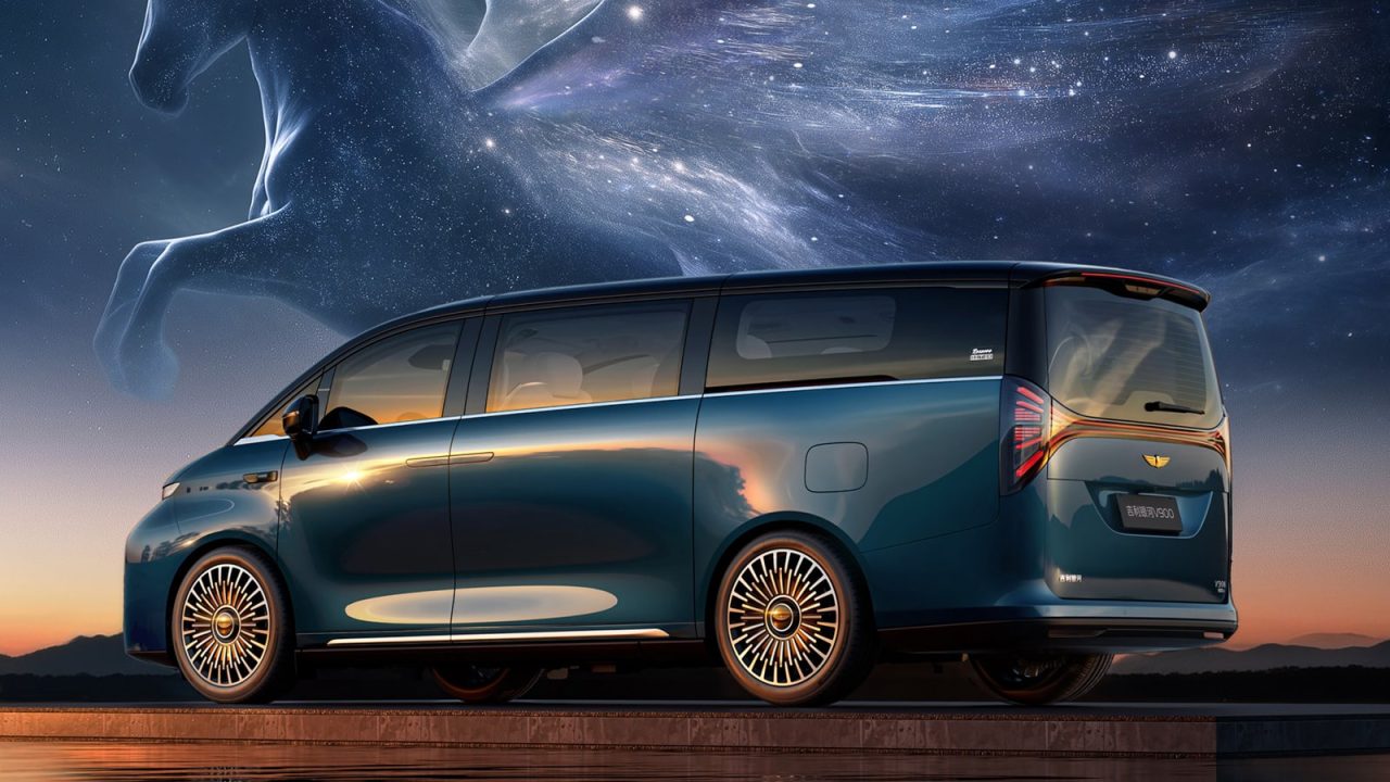 Geely inicia pré-venda da minivan Galaxy V900 na China com autonomia de até 1.220 km