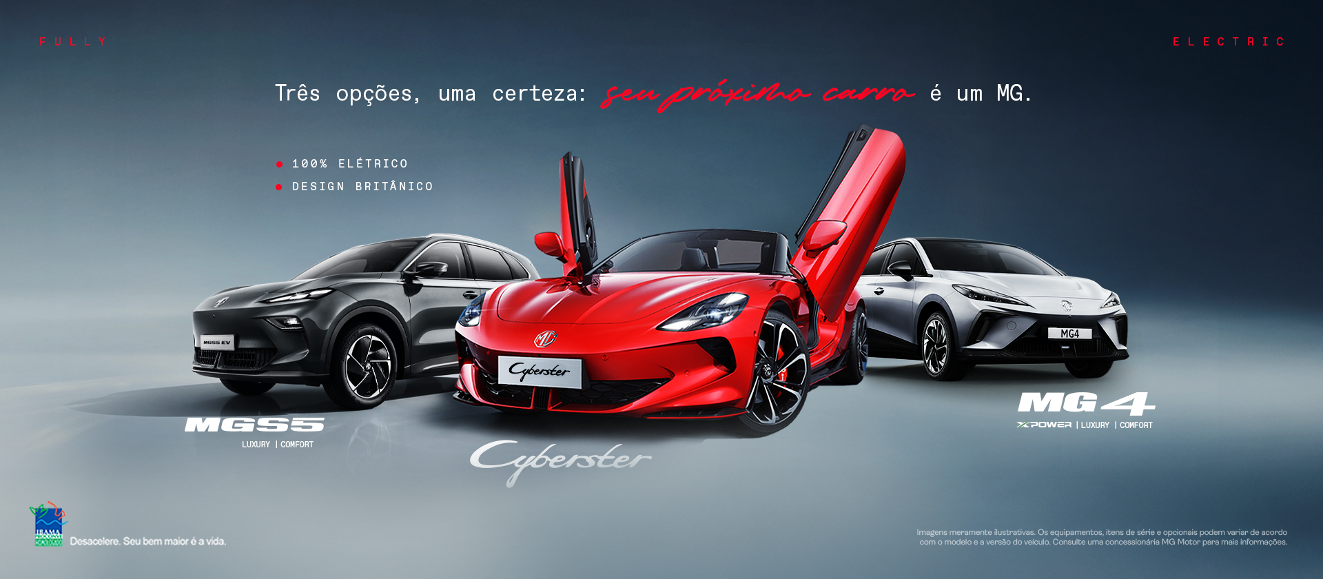 MG Motor mantém condições especiais de lançamento para modelos elétricos