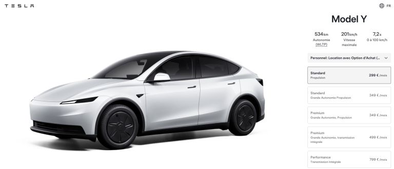 Tesla amplia portfólio e lança Model Y Long Range “Standard” na Europa
