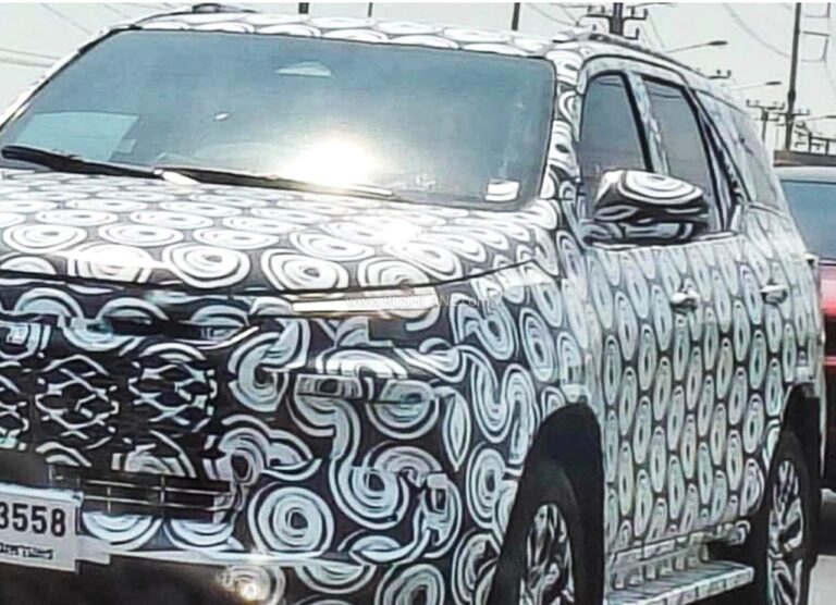 Flagra revela novo Toyota SW4 com dianteira reestilizada da Hilux
