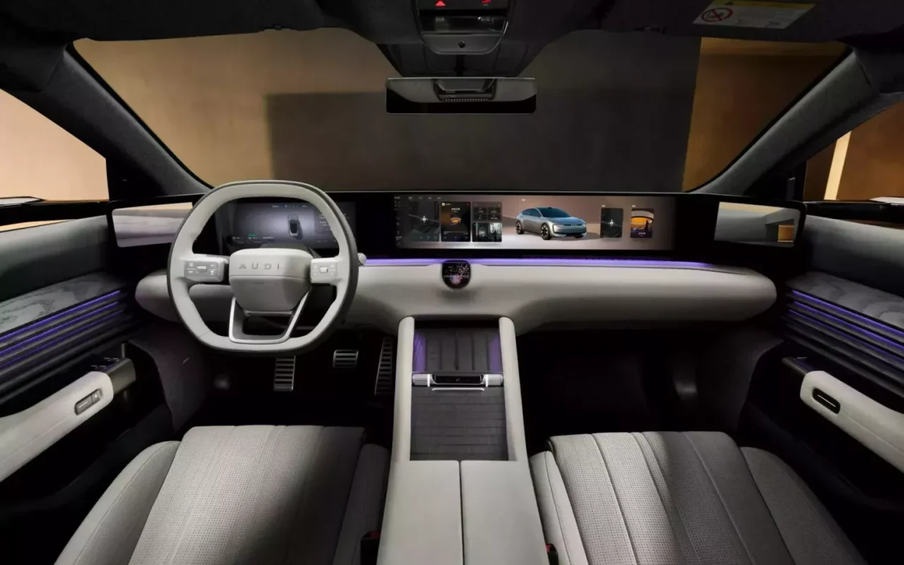Audi E7X estreia na China com interior do E5 Sportback e 750 km de autonomia
