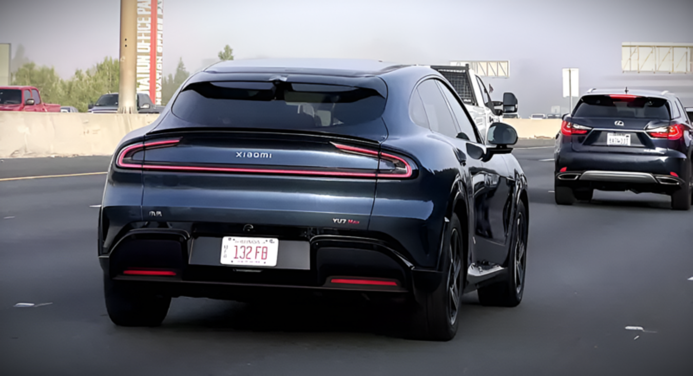 SUV elétrico YU7 Max, de 690 cv, da Xiaomi é flagrado nos EUA