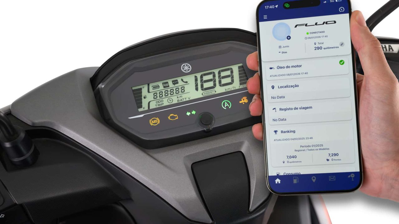 Yamaha Fluo 125 2027 estreia com sistema híbrido; confira preço e novidades