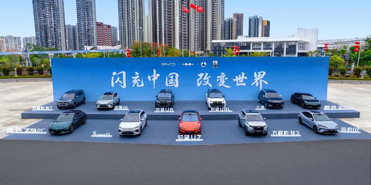 BYD domina vendas na Europa com salto de 162% e supera rival Tesla