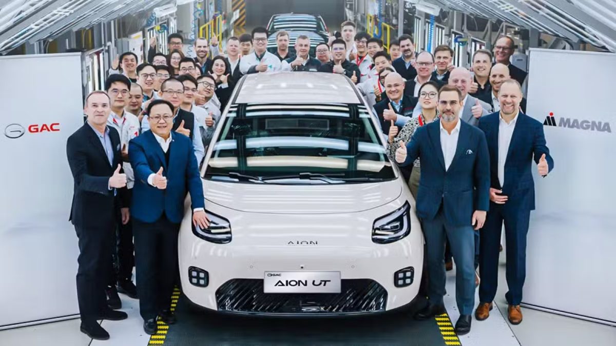 GAC amplia presença europeia com produção de elétricos e lança Aion UT na Áustria