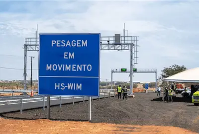Novo sistema na BR-040 permite pesar caminhões sem interrupção do tráfego